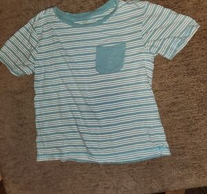 Urban Planet Aqua Striped Kids Tee
